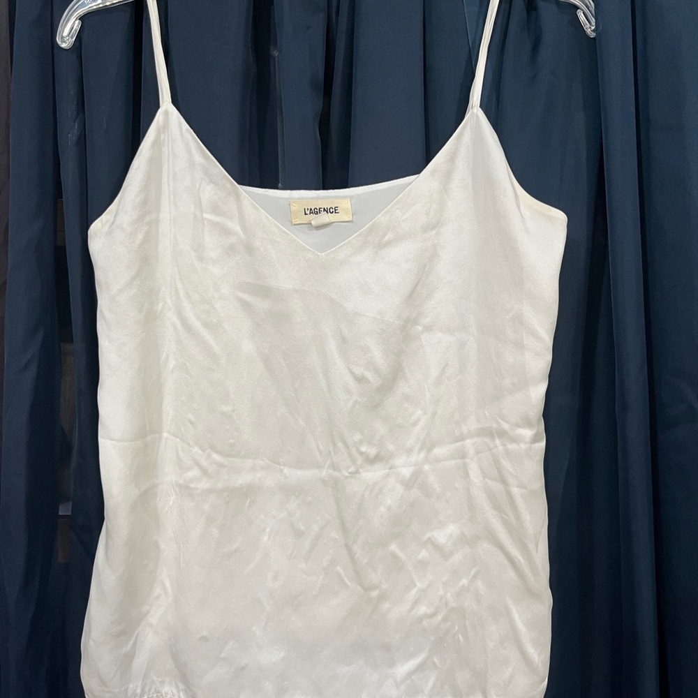 L'AGENCE Ivory Camisole Top